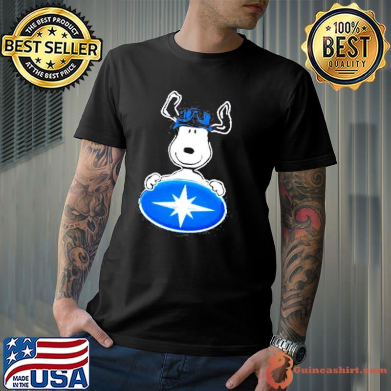Snoopy hug Polaris Logo shirt