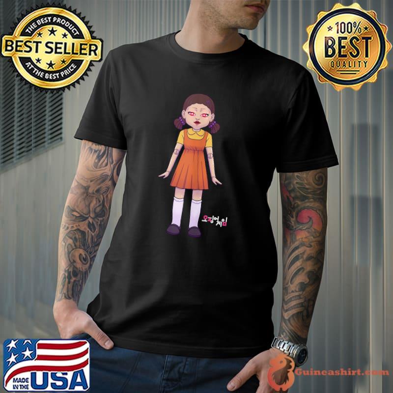 Squid Game Doll Logo T-s Unisex
