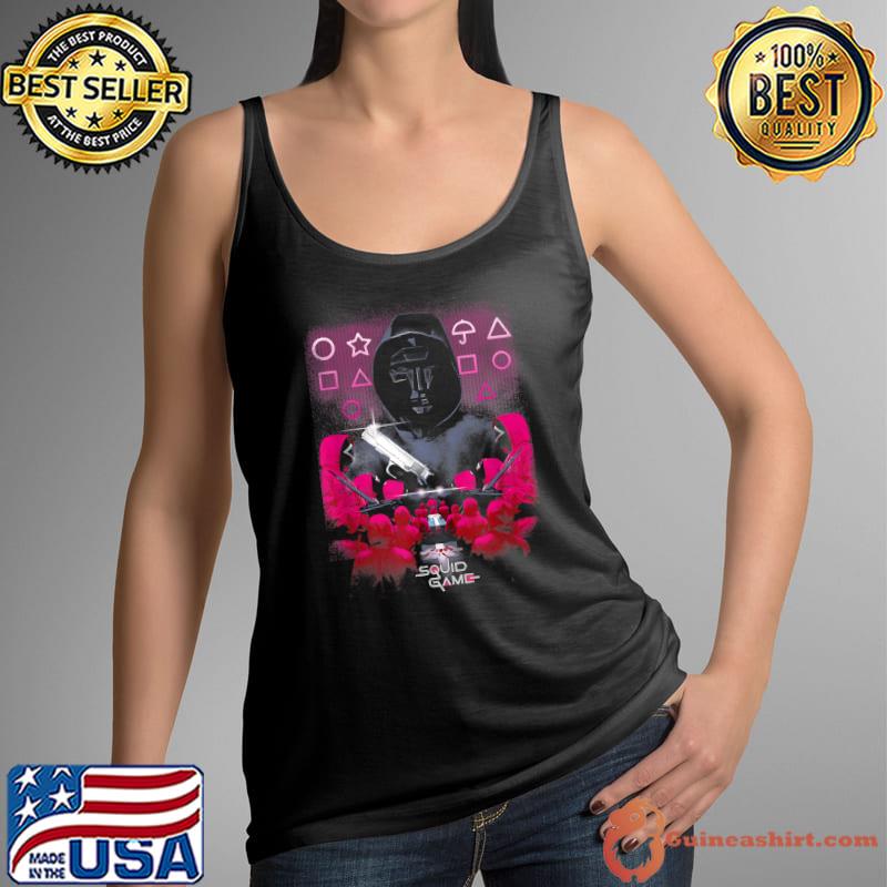 Squid Game Front Man Geometric Poster T-Shirt Tank Top