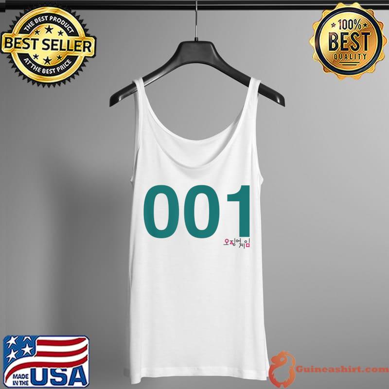 Squid Game Player 001 Costume T-Shirt Tank Top