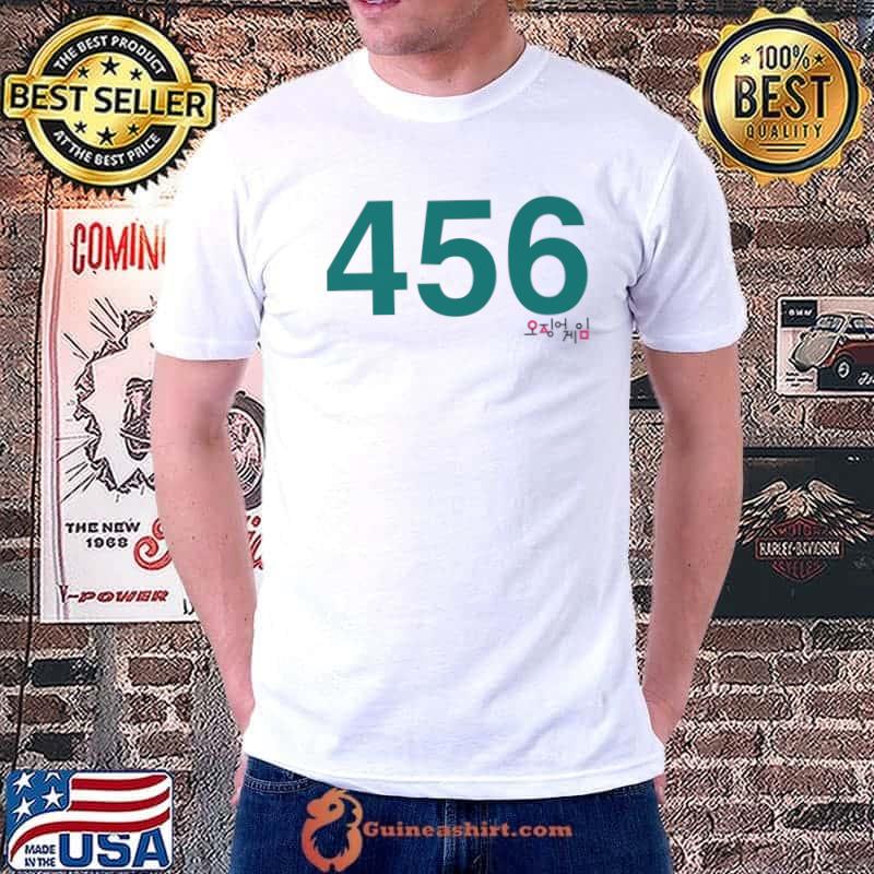 Squid Game Player 456 shirt, hoodie, sweater, longsleeve and V-neck T-shirt