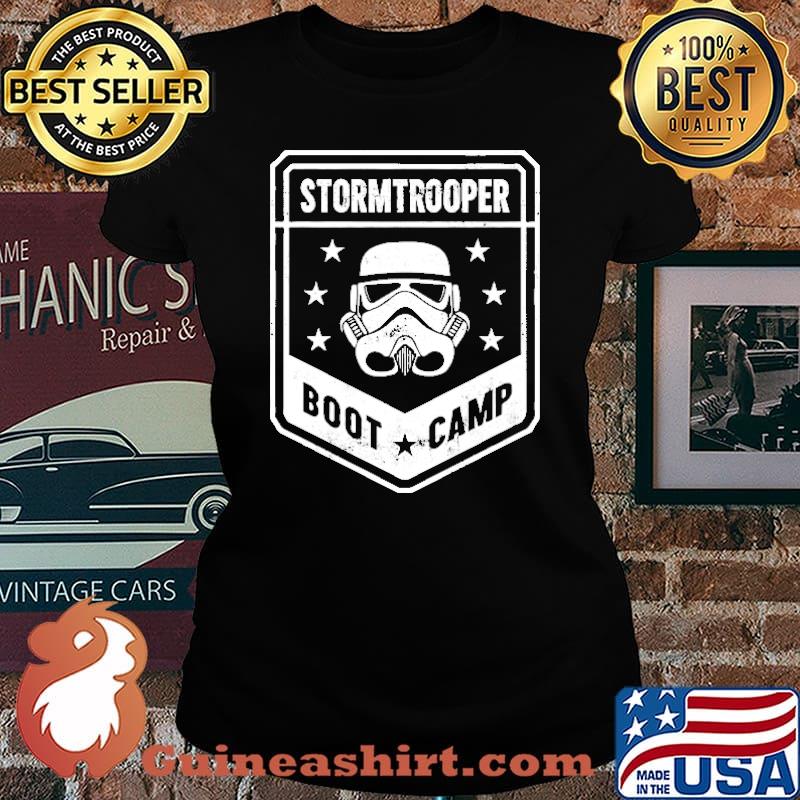 Stormtrooper Boot Camp Star War Shirt Laides tee