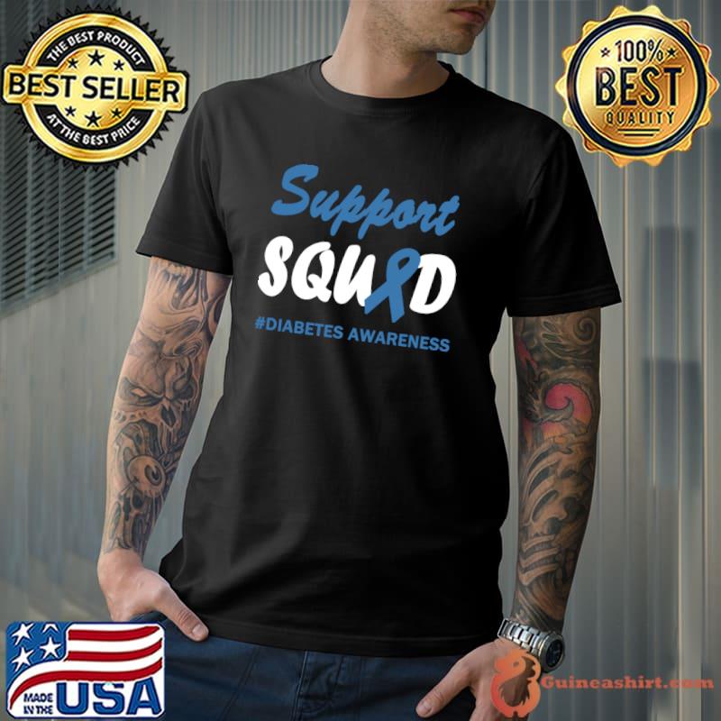 Support Squad Diabetes Awareness T-Shirt
