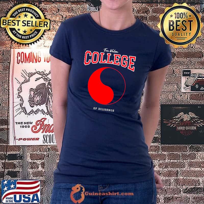 Tar Valon College of Diligence Red Ajah Wheel of Time Parody Design Premium T-Shirt Ladiestee