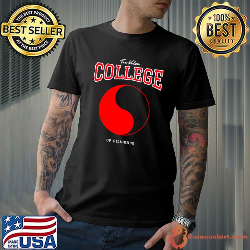Tar Valon College of Diligence Red Ajah Wheel of Time Parody Design Premium T-Shirt Unisex