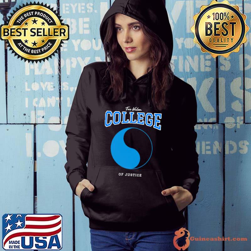 Tar Valon College of Justice Blue Ajah Wheel of Time Parody Design Premium T-Shirt