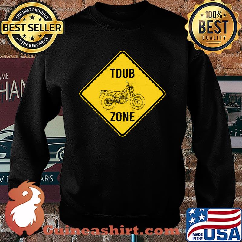 TDUB ZONE Highway Sign ADV Dual Sport Motorcycling Inspired T-Shirt Sweater