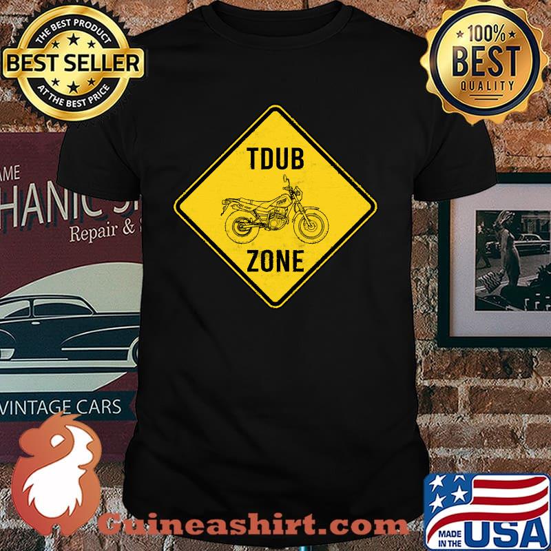 TDUB ZONE Highway Sign ADV Dual Sport Motorcycling Inspired T-Shirt