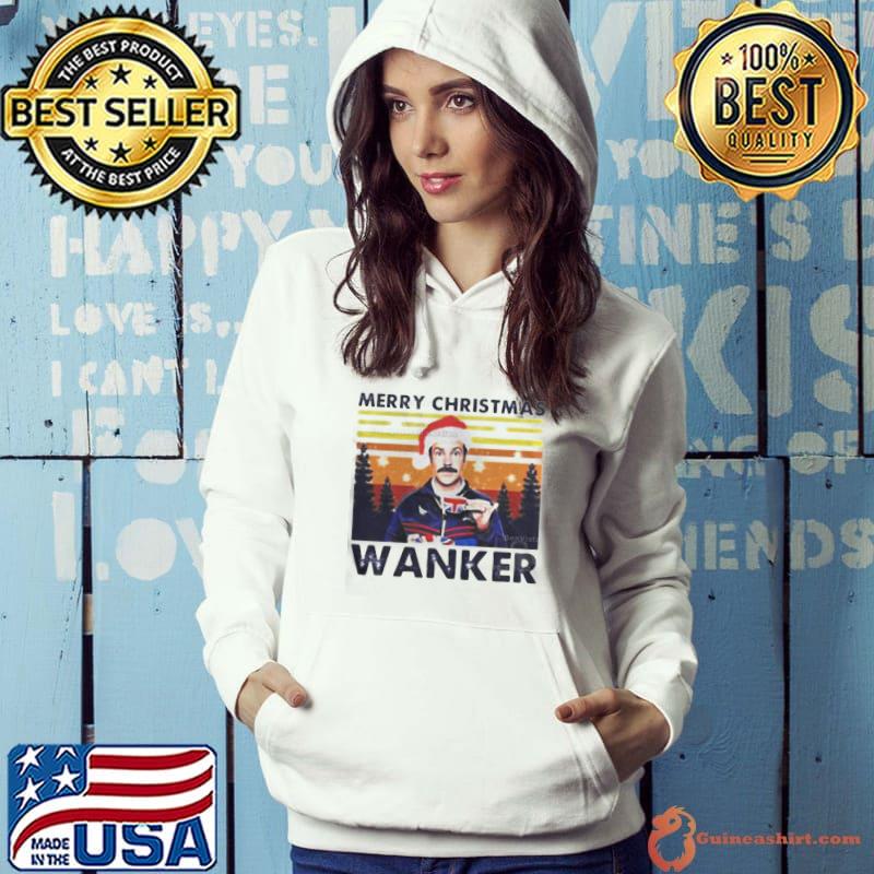 Ted Lasso merry christmas wanker shirt