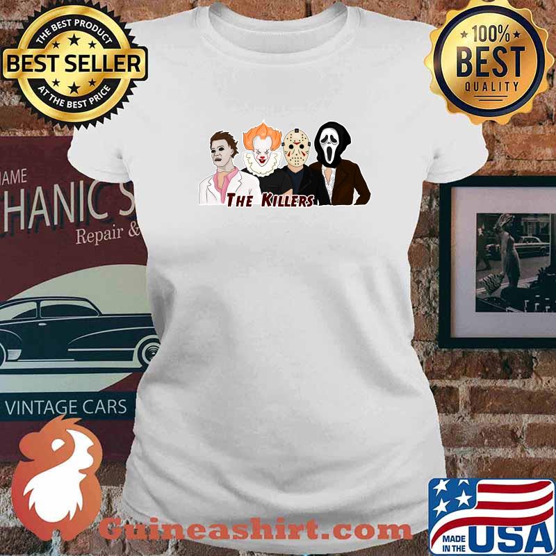 The Killers Halloween Voorhees IT Michael Myers Classic T-Shirt Ladies tee