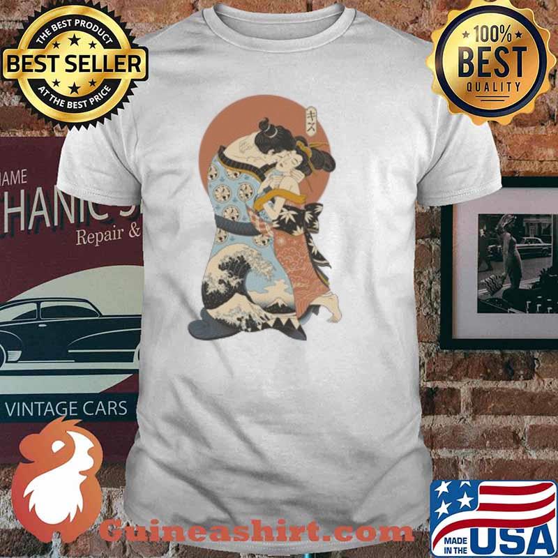 The Kiss Ukiyo-e shirt
