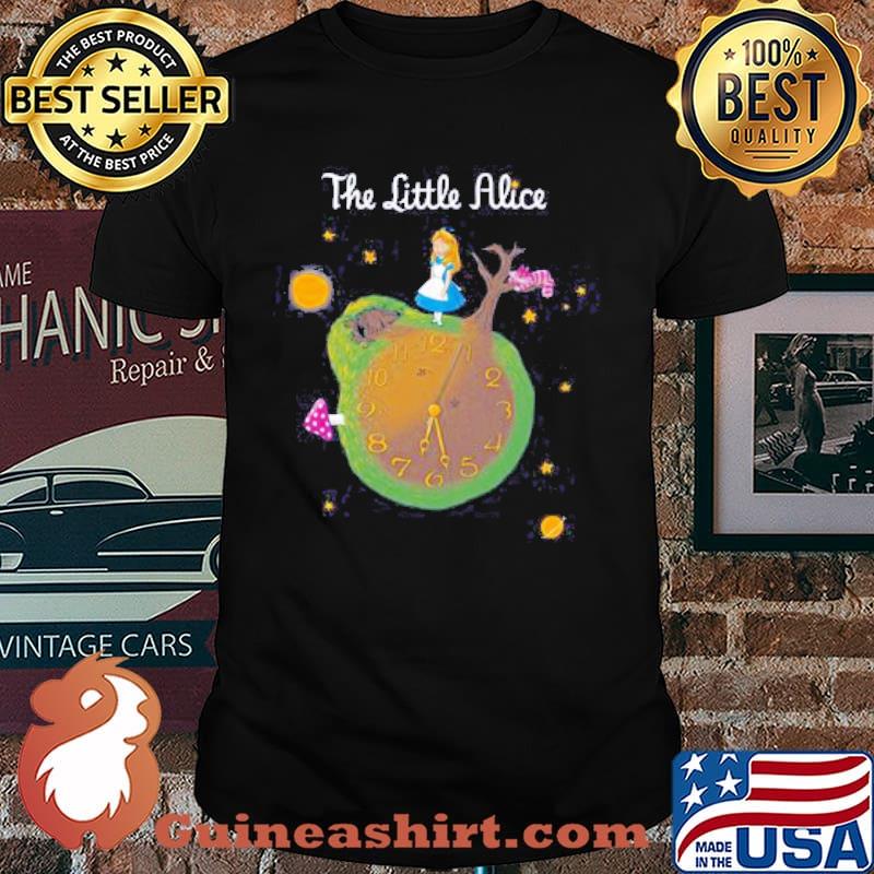 The little alice Disney Alice in Wonderland Curiouser & Curiouser oclock shirt