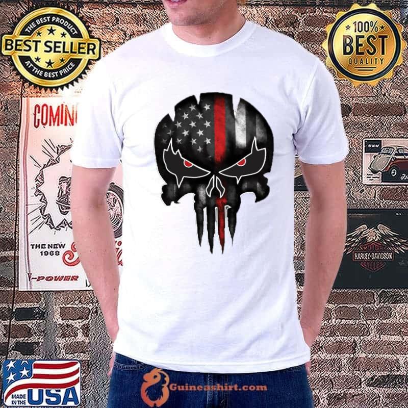 the panecher skull with american flag Classic T-Shirt Unisex