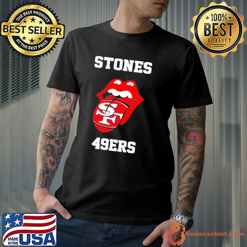 The Rolling Stones San Francisco 49ers shirt