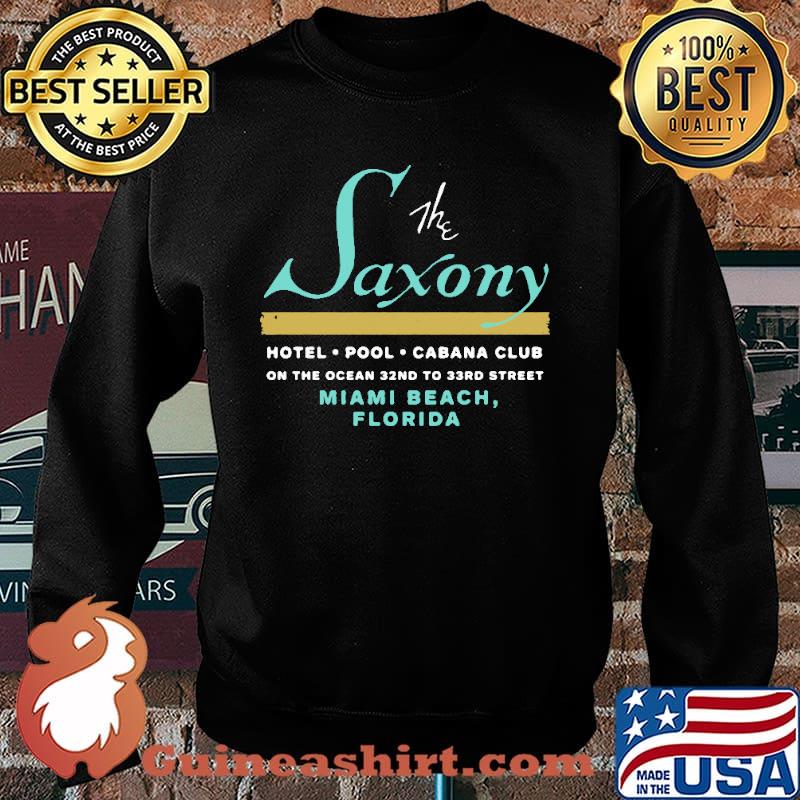 The Saxony Hotel Pool Cabana CLub Miami Beach Florida Shirt Sweater