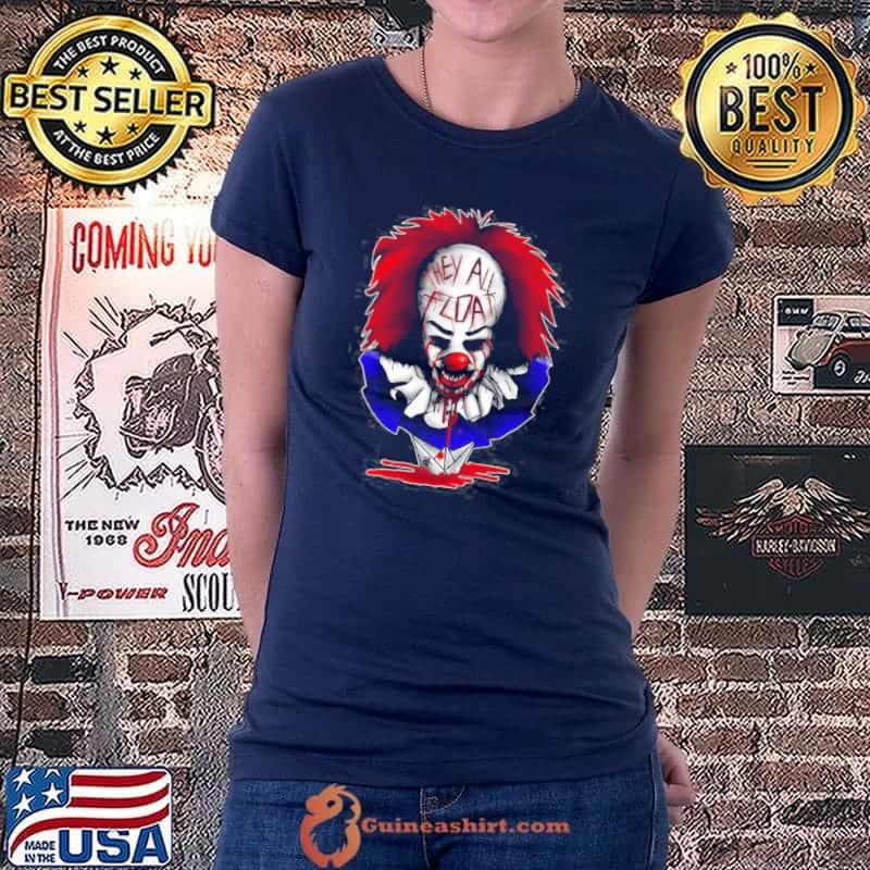 They All Float Pennywise Halloween Shirt Ladiestee