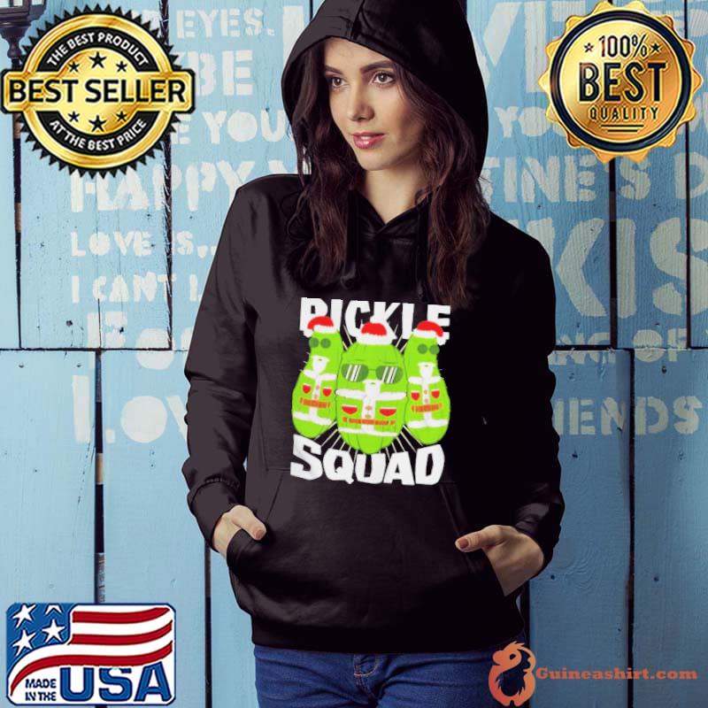 Three Pickles Santa Squad Merry Christmas Shirt
