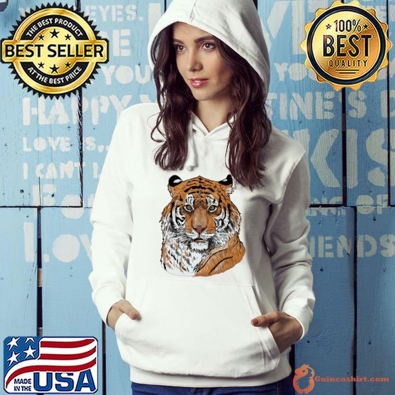 Tiger Face Big Cat Jungle Zoo Wildlife Animal T-shirt