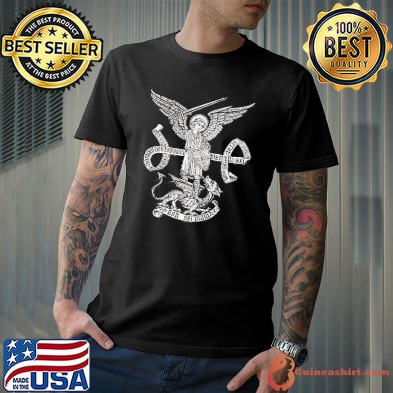 Top angel Non Serviam Wing Shirt