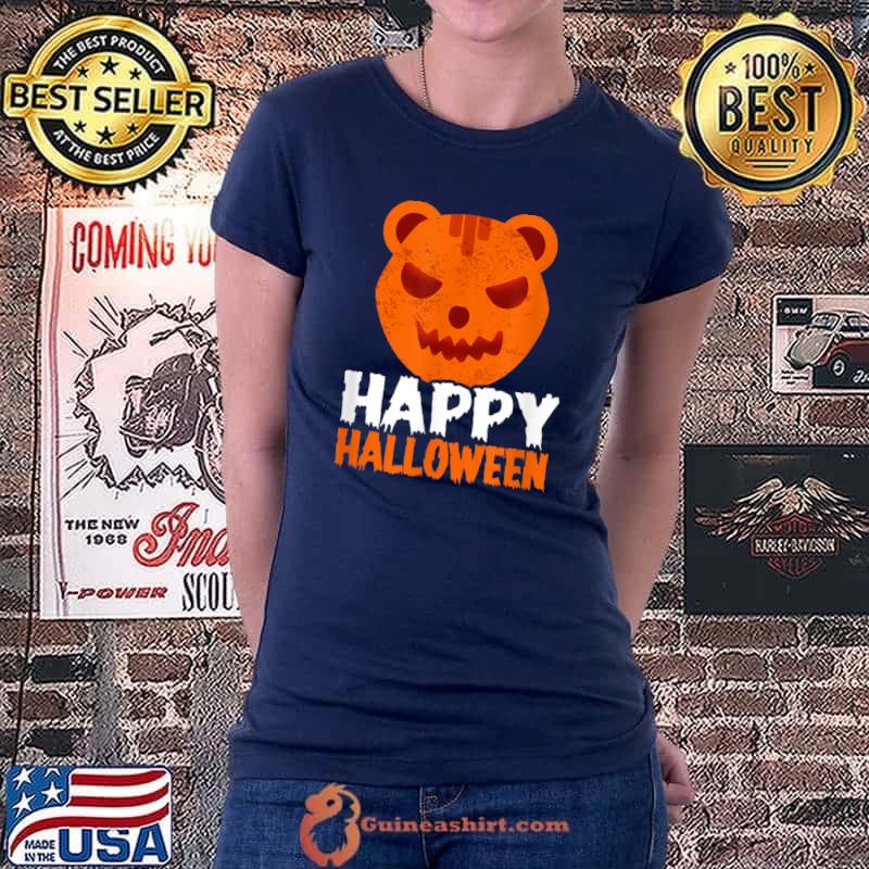 Top scary Bear Of Halloween Quote T-Shirt Ladiestee
