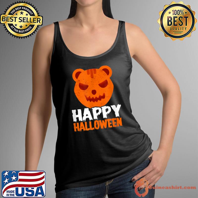 Top scary Bear Of Halloween Quote T-Shirt Tank Top