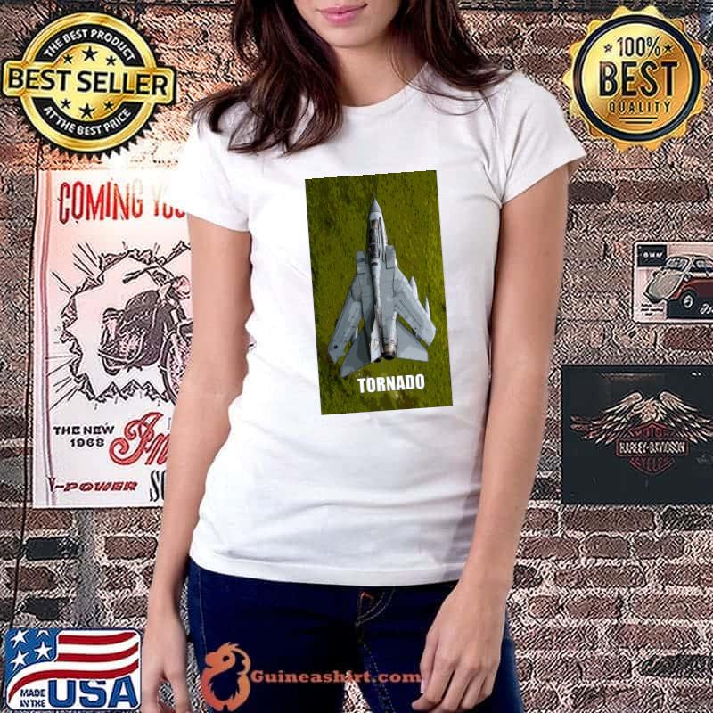 Tornado Fighter Jet Classic T-Shirt Ladiestee