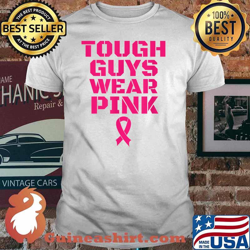 Tough Guys Wear Pink - Breast Cancer Awareness Men Halloween T-Shirt