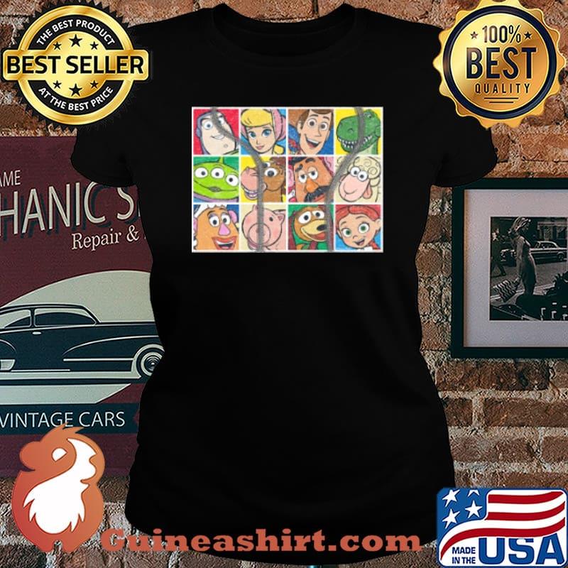 Toy Story Grid Shir Laides tee