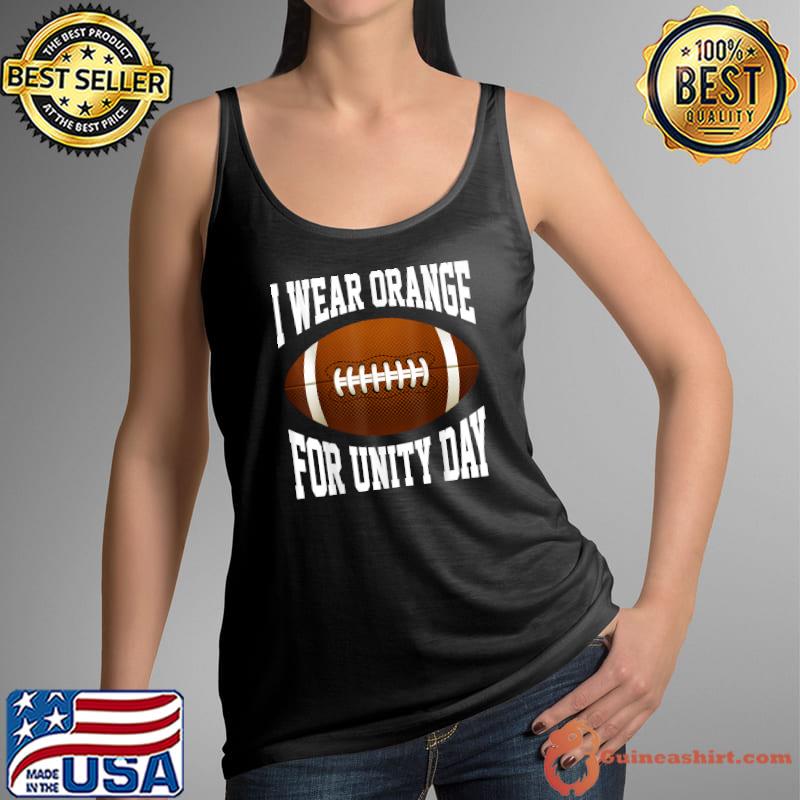 Unity Day Shirt Orange Kids Unity Day Football Toddler Boys T-Shirt Tank Top