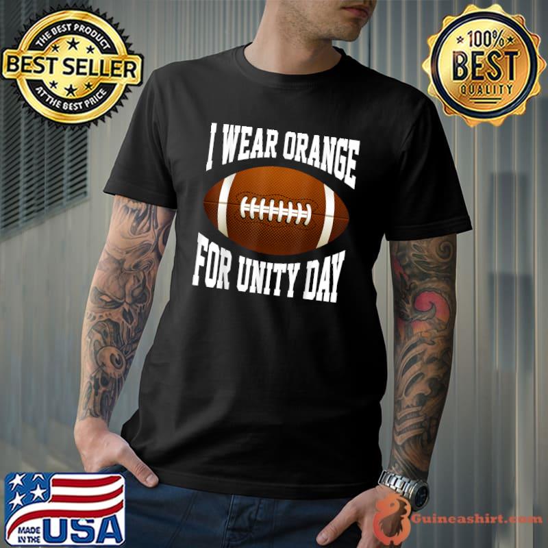 Unity Day Shirt Orange Kids Unity Day Football Toddler Boys T-Shirt Unisex
