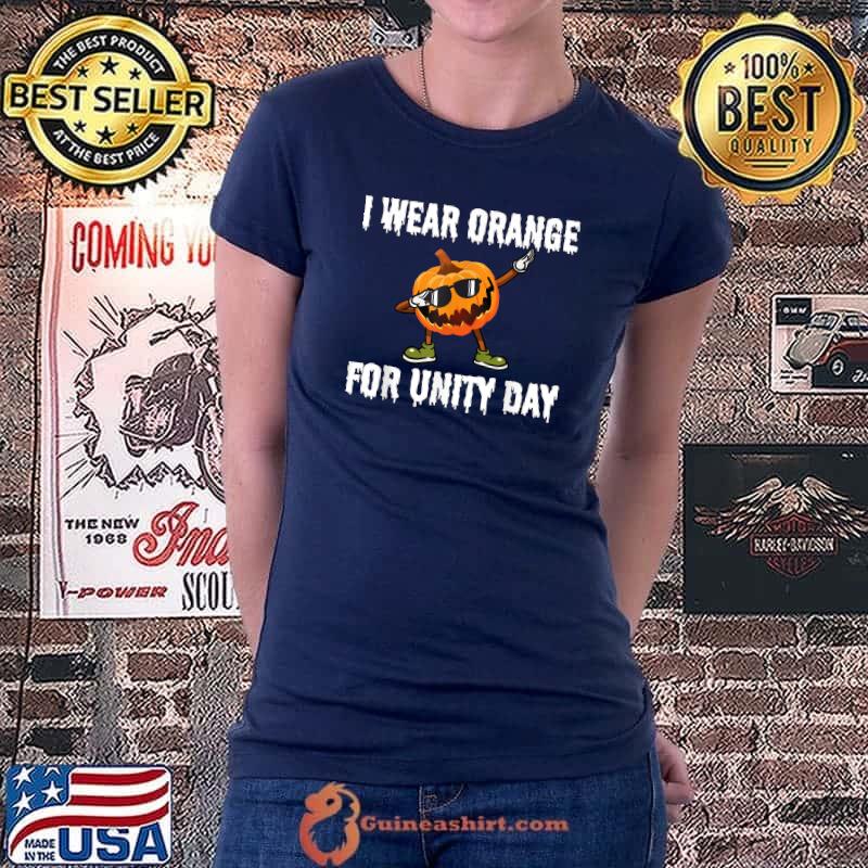Unity Day Shirt Orange Kids Unity Day Pumpkin Toddler Boys T-Shirt Ladiestee