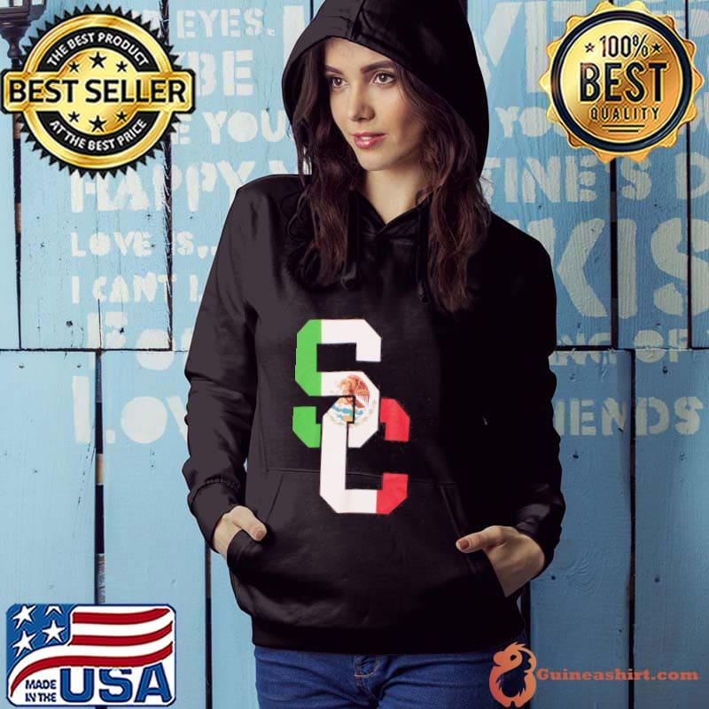 USC Trojans SC Interlock Mexico Flag Fill Shirt Hoodie