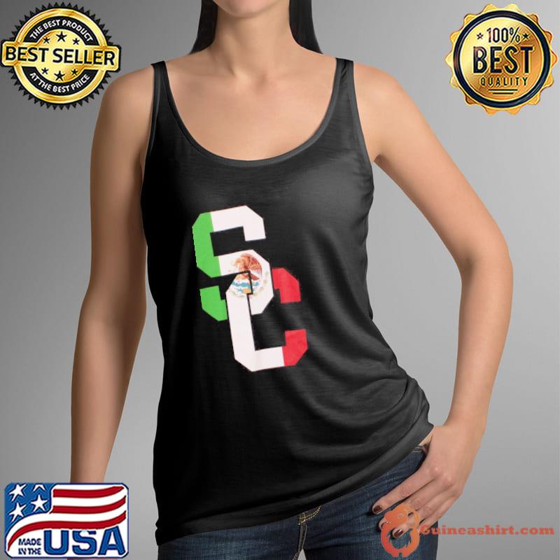 USC Trojans SC Interlock Mexico Flag Fill Shirt Tank Top