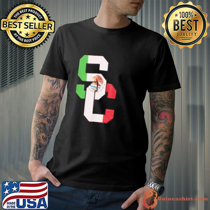 USC Trojans SC Interlock Mexico Flag Fill Shirt