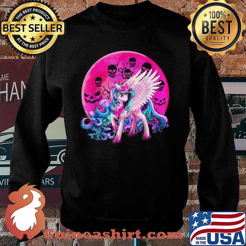 Vampire Unicorn Lover Trick Or Treat Halloween Shirt Sweater