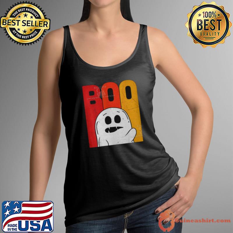 Vintage Boo Ghost Halloween Boo Boo Crew Fashion T Shirt Tank Top