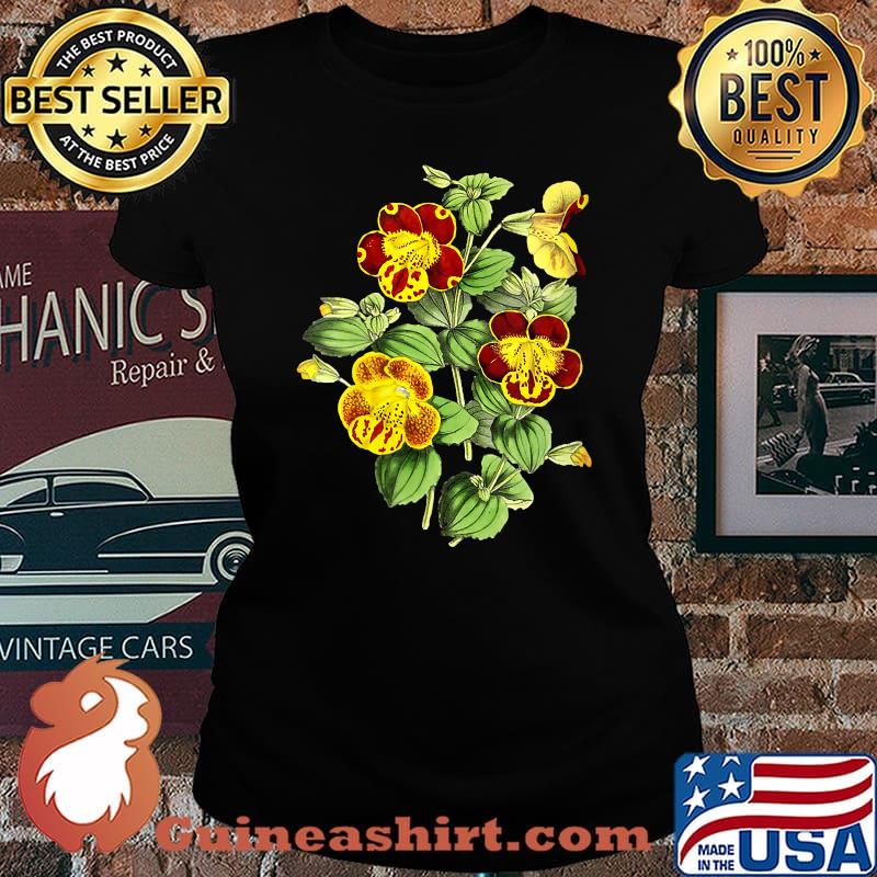 Vintage Botanic flower botany T-Shirt Laides tee