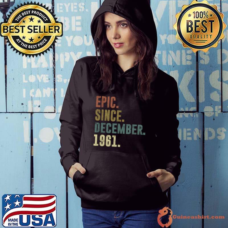 Vintage Epic Since December 1961 60th Birthday T-shirt