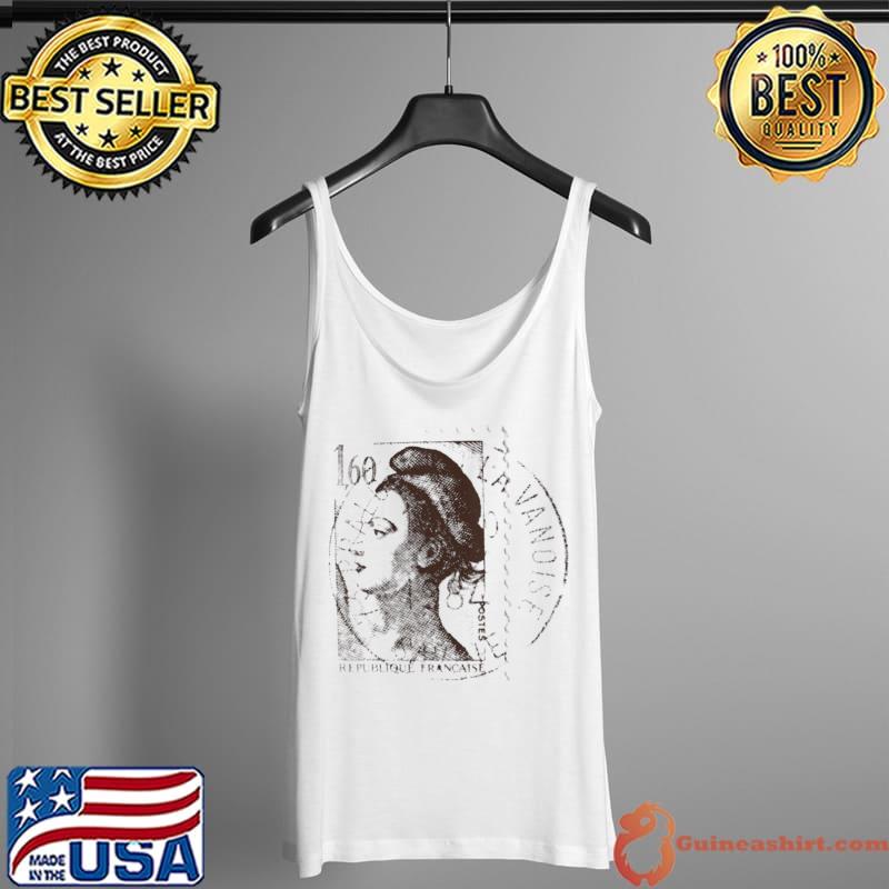 Vintage French postage stamp T-Shirt Tank Top