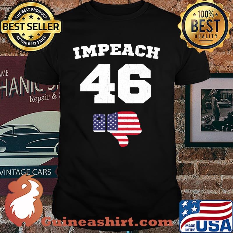 Vintage Impeach 46 Shirt Anti Joe Biden Republican 8646 T-Shirt