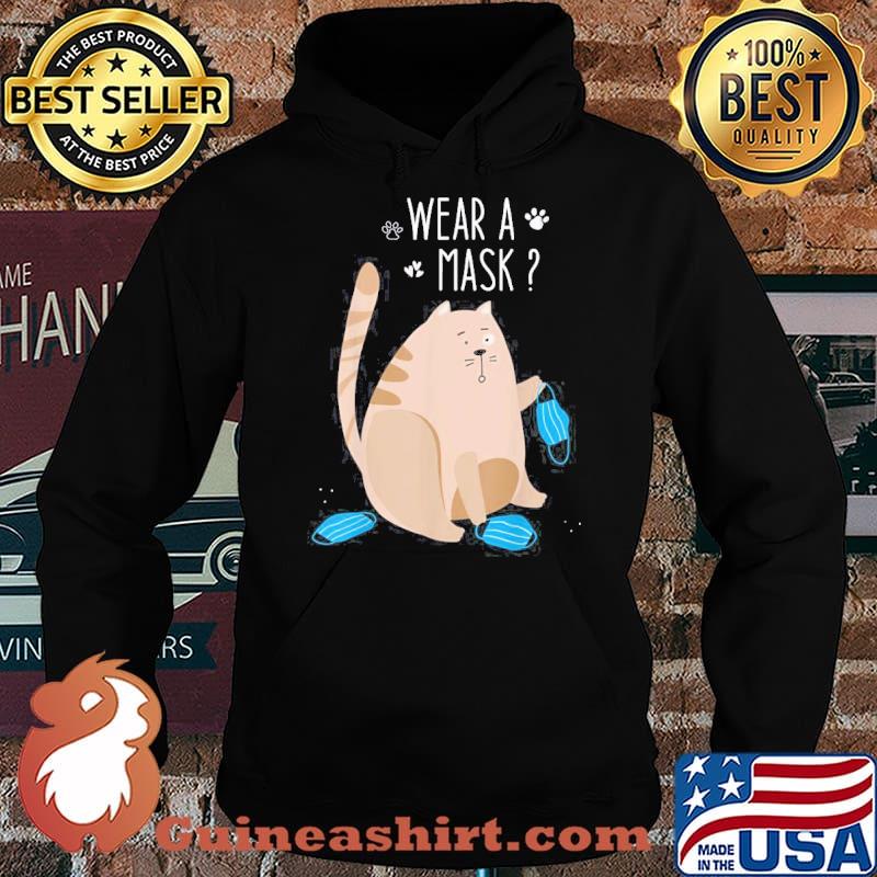 Wear A Mask Cute Cat Shirt Hoodie