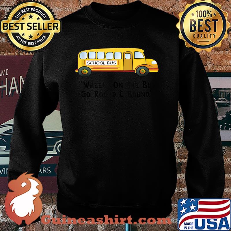 Wheels on the Bus go round and round Graphic T-s Sweater