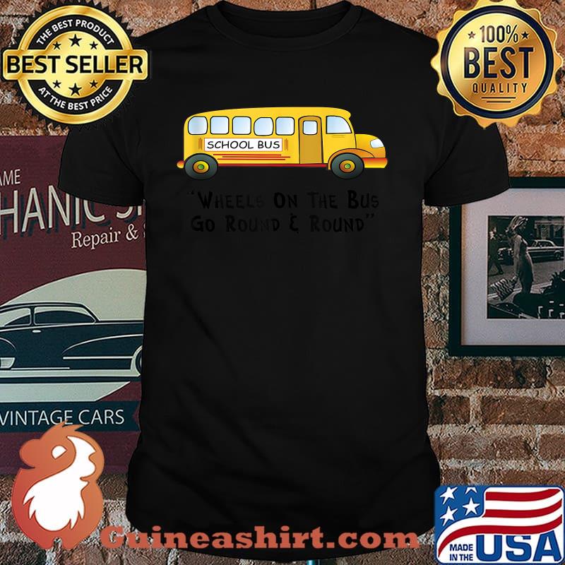 Wheels on the Bus go round and round Graphic T-shirt