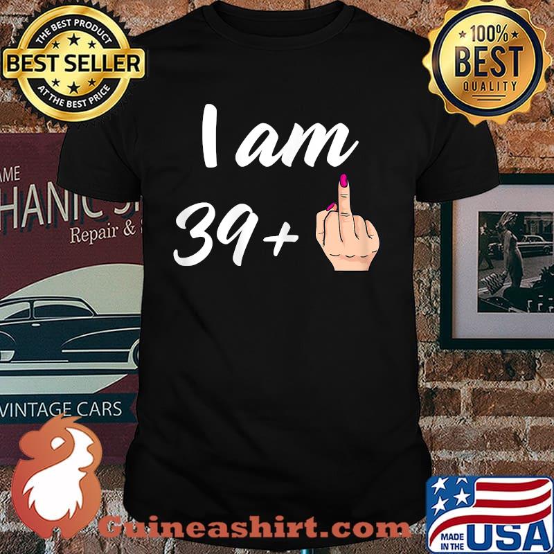 Womens 1981 1982 Birthday Women Her Fun 40 Funny 40th Birthday T-Shirt