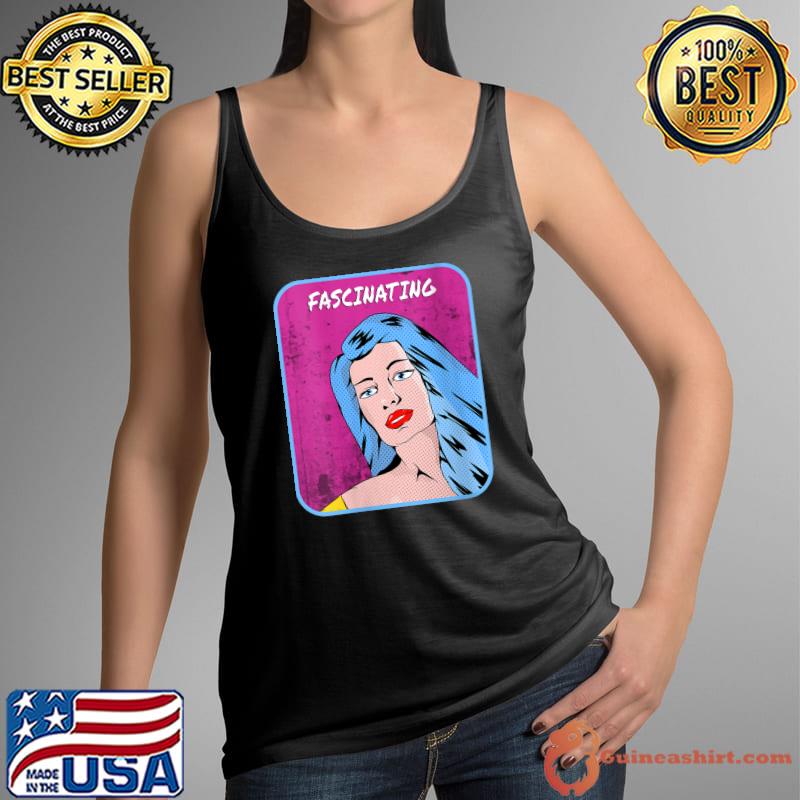 Womens Retro poster style Fascinating T-Shirt Tank Top