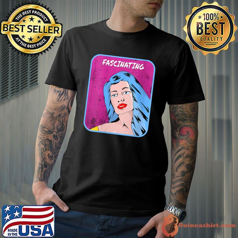 Womens Retro poster style Fascinating T-Shirt