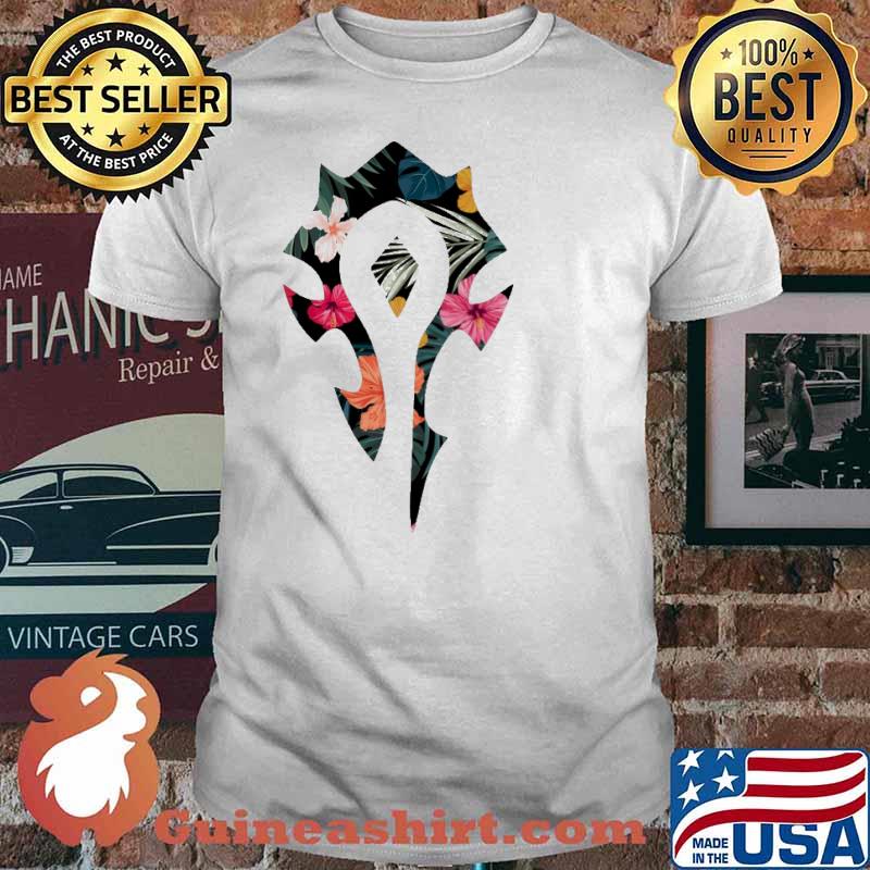 Wow Horde Flower Shirt