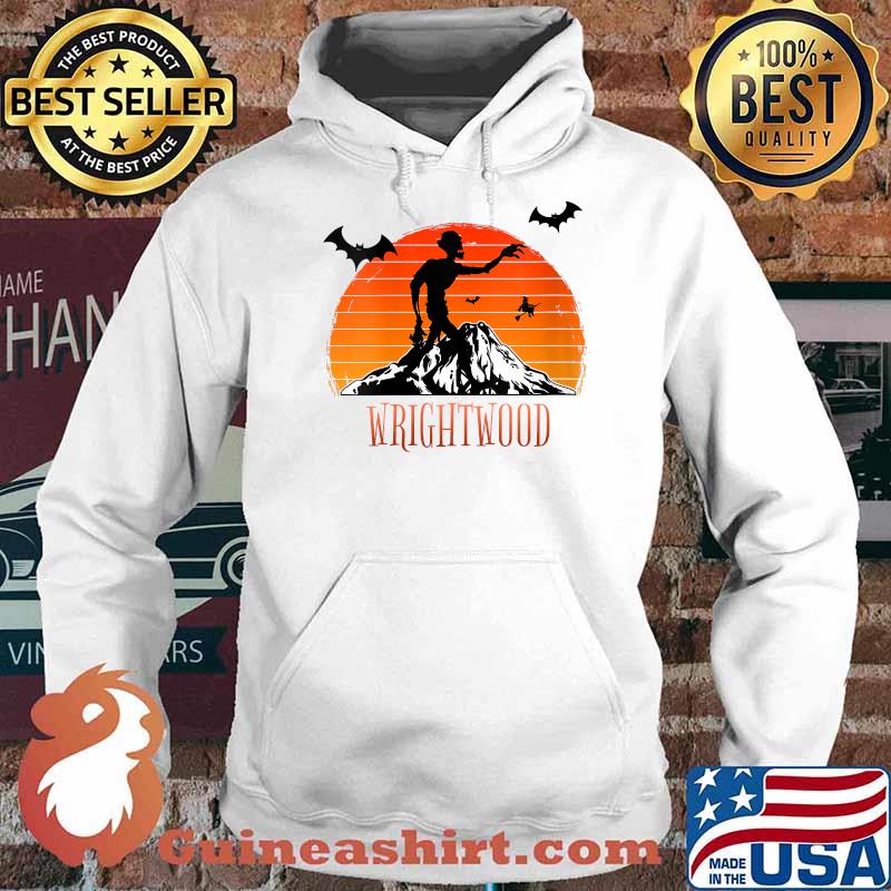 Wrightwood Halloween Zombie Haunt And Hike blood moon T-Shirt Hoodie