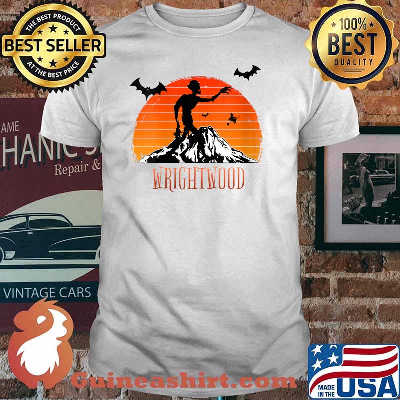 Wrightwood Halloween Zombie Haunt And Hike blood moon T-Shirt