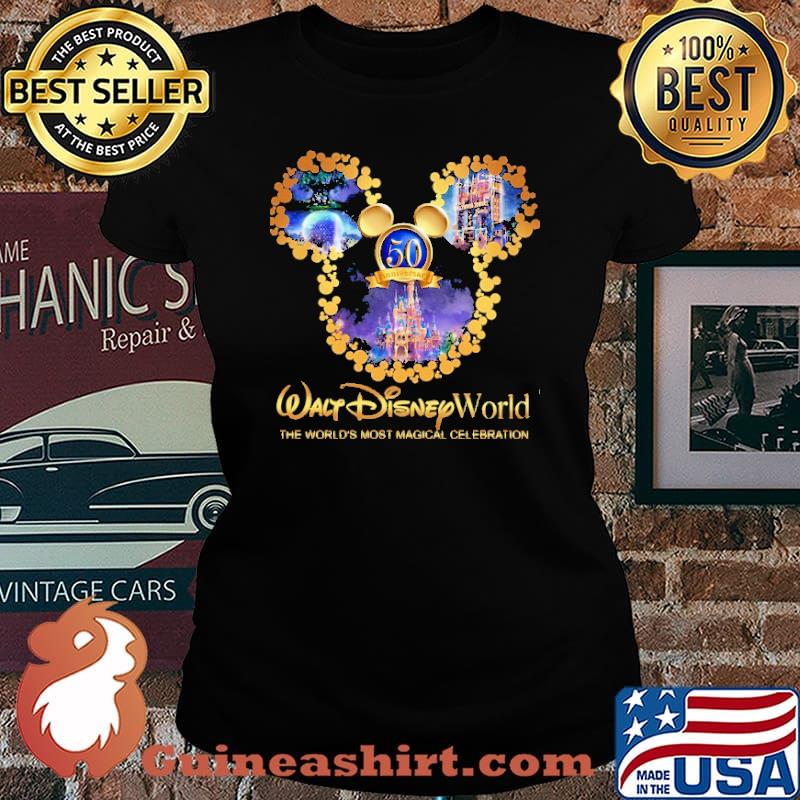 WWalp Disney Word The World's Most Magical Celebration Shirt Laides tee
